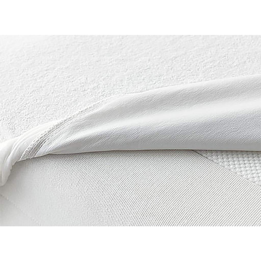 •   	 واقي مرتبة بجوانب فايبر بأستيك Snooze - أبيض - 6