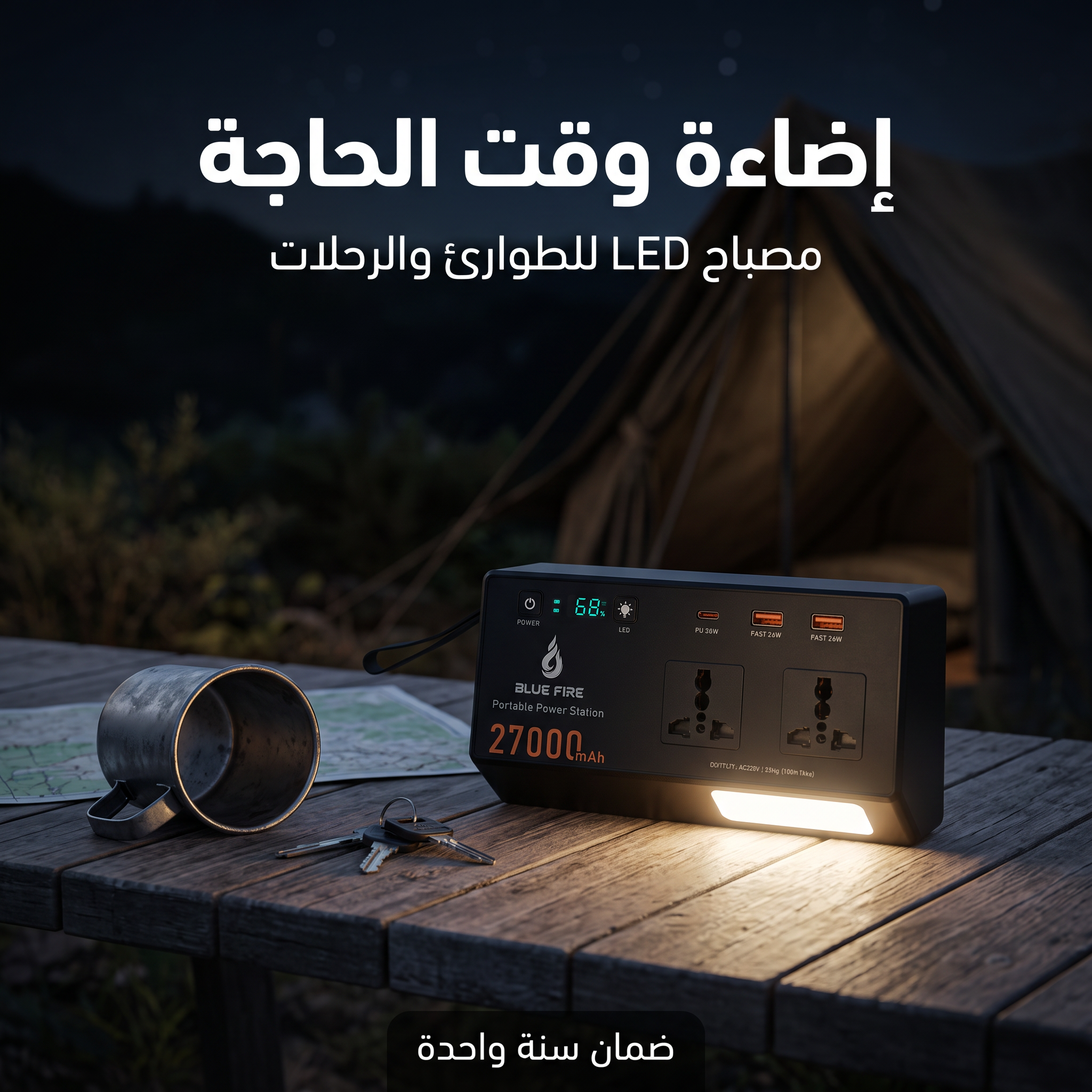 محطة طاقة محمولة BLUE FIRE CN150 بقدرة 150W