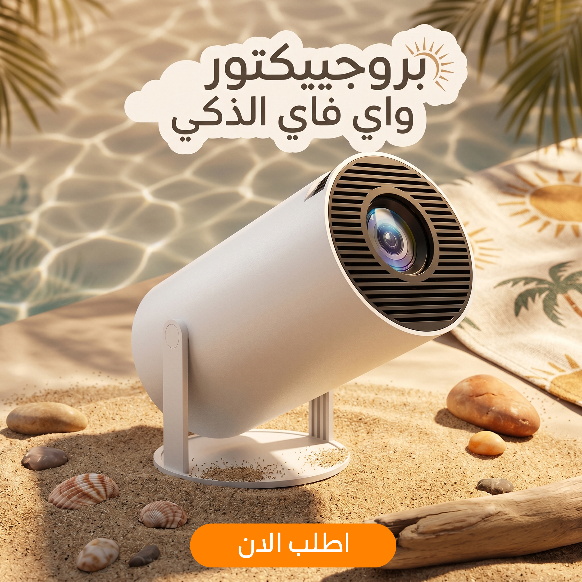 جهاز عرض فيديو واي فاي - بروجيكتور LED