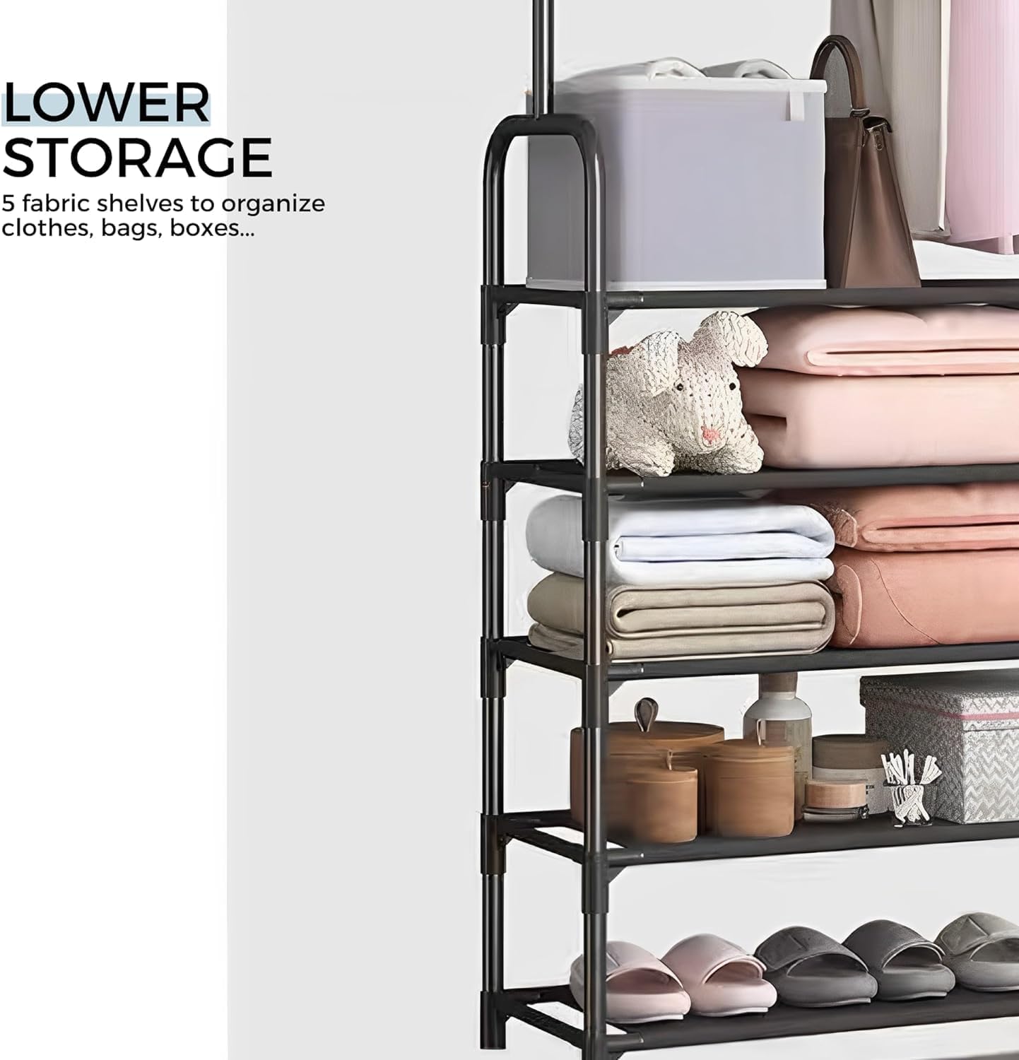 Clothes Rack 5 Shelves