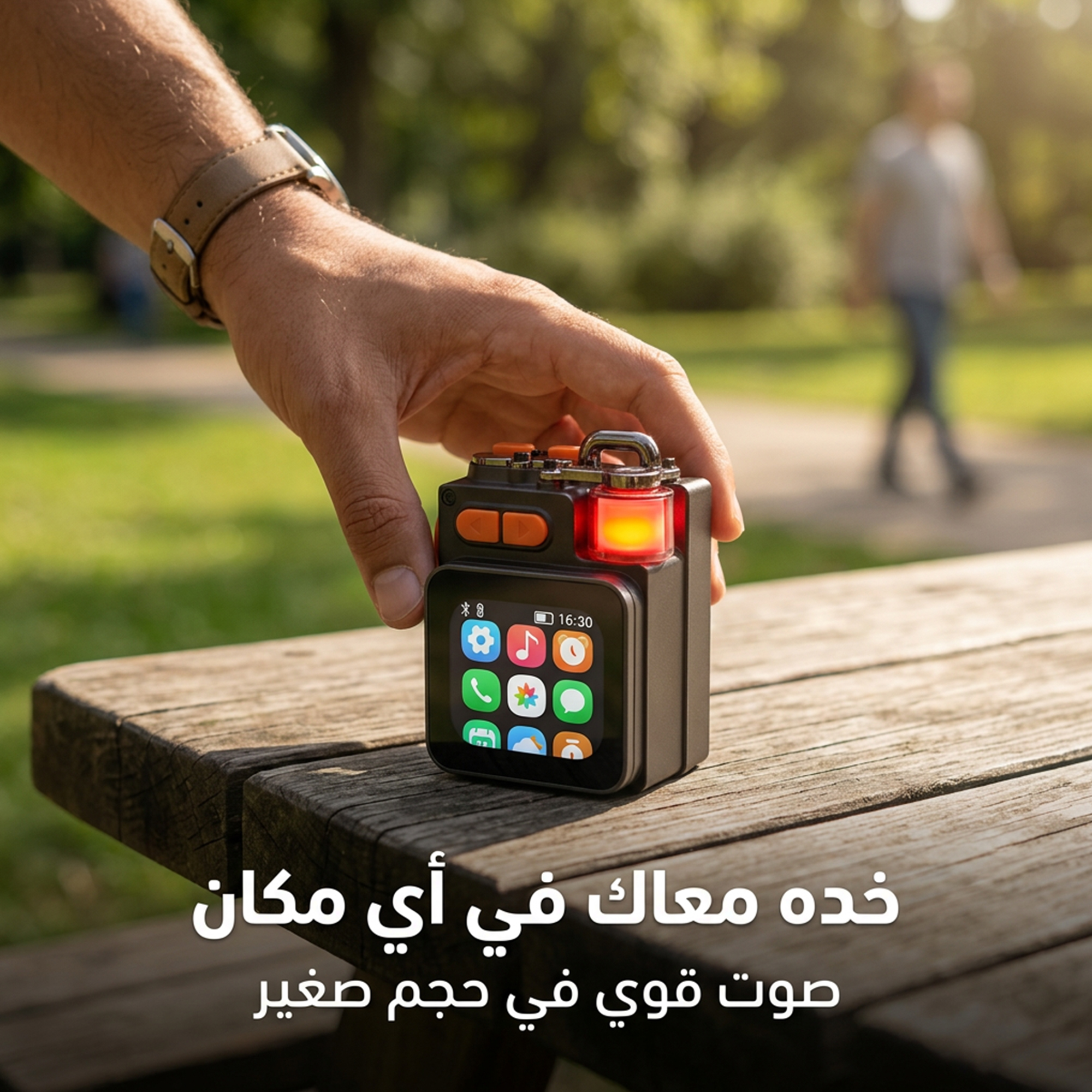 مكبر صوت بشاشة ديجيتال