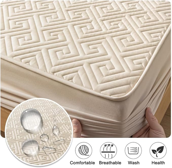 كفر مرتبه استيك بيج 180 سم - 3