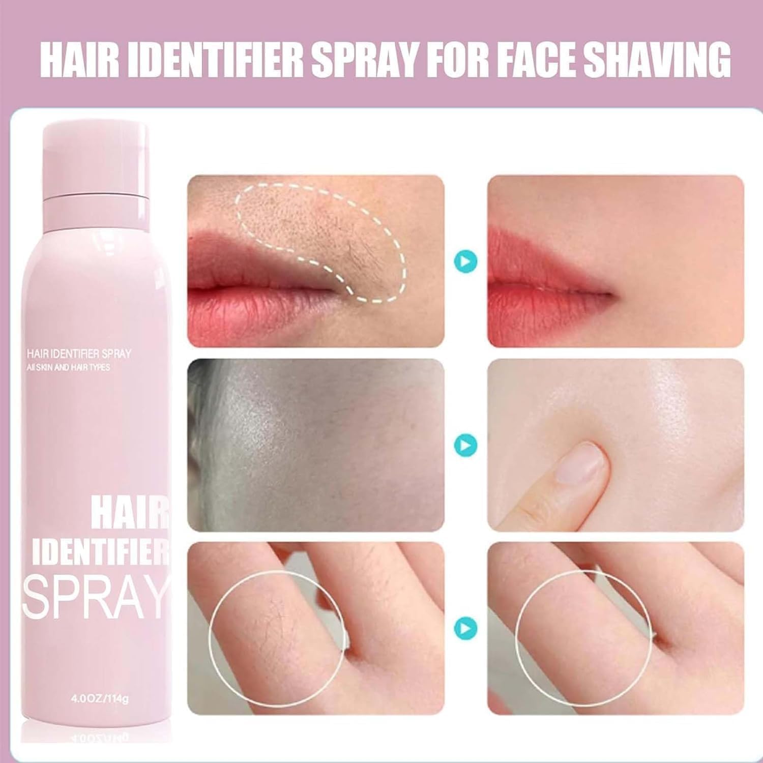 • بودر سبراى لتحديد شعر الوجه