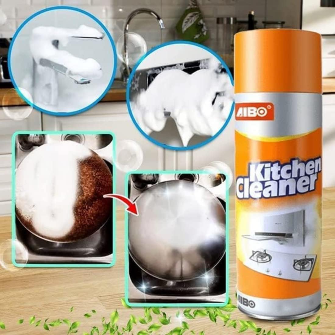 عرض مساحة سهلة العصر مع قطعتين اسبراي التنظيف الجبار Multipurpose Bubble Cleaner 