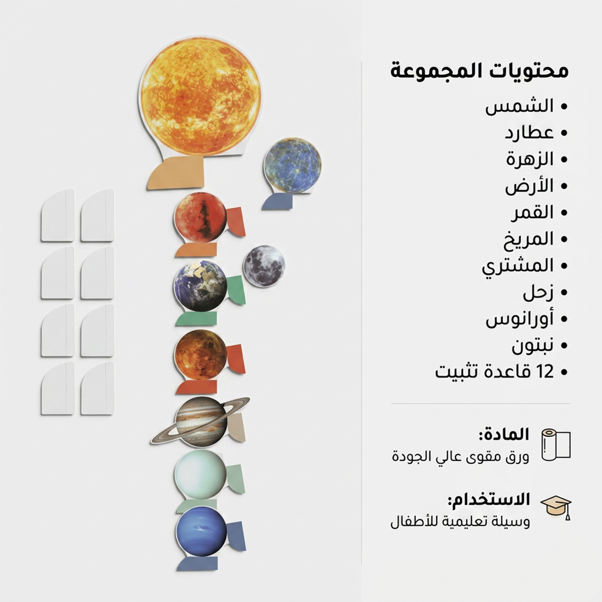 ستيكرات المجموعة الشمسية