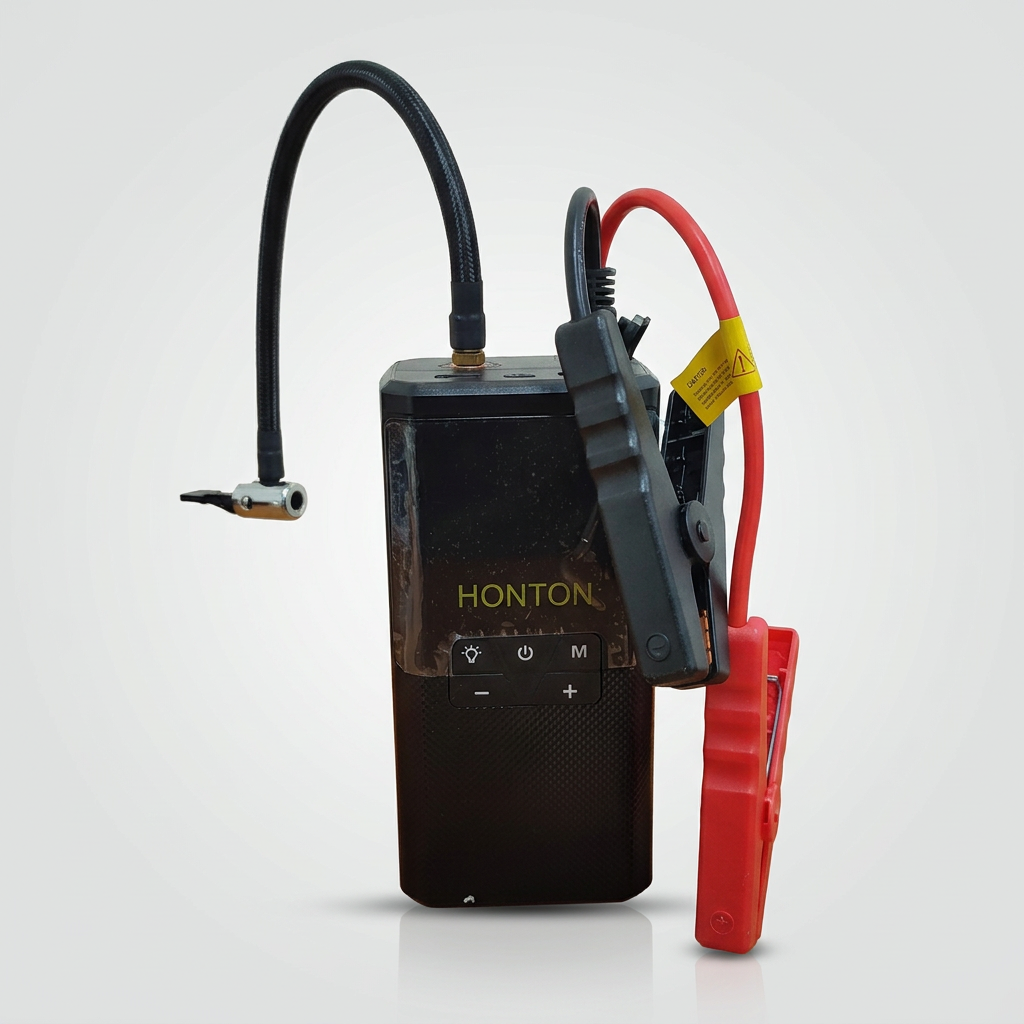 جهاز تشغيل بطارية السيارة (Jump Starter) ومنفاخ 5*1 HONTON