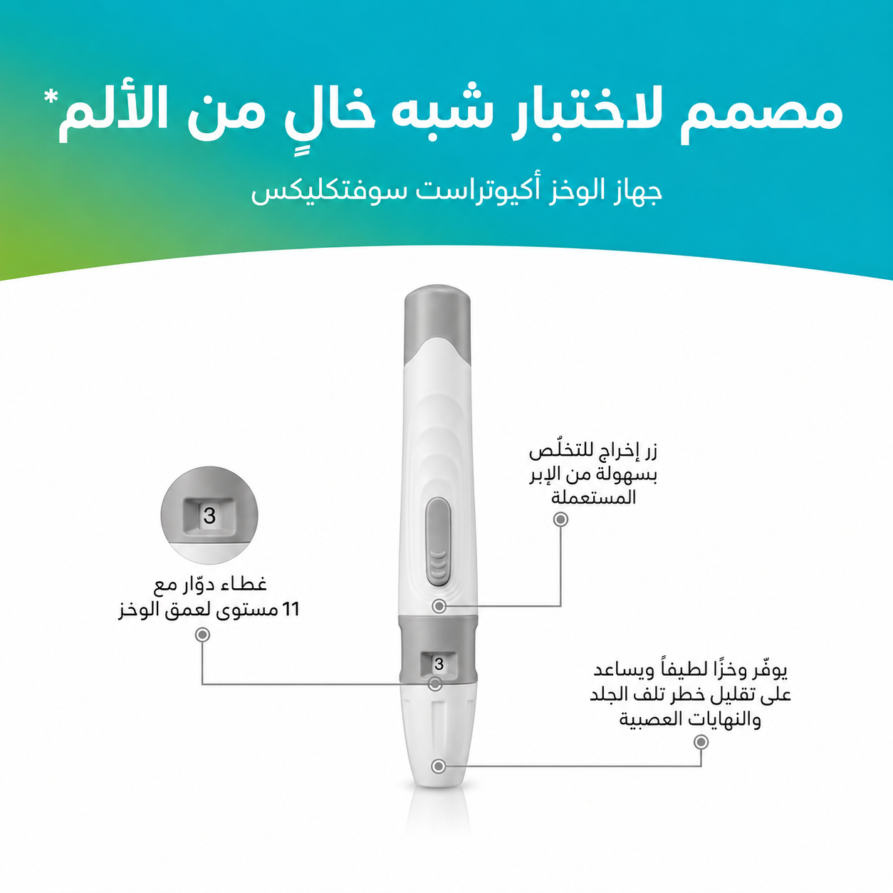 جهاز قياس نسبة السكر في الدم 
