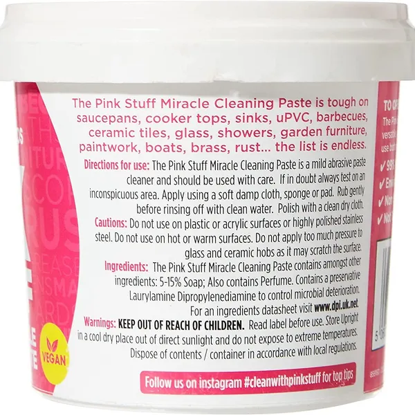 عرض جهاز تنظيف بالبخار بالضغط العالي شكل دائري + معجون التنظيف الجبار The Pink Stuff