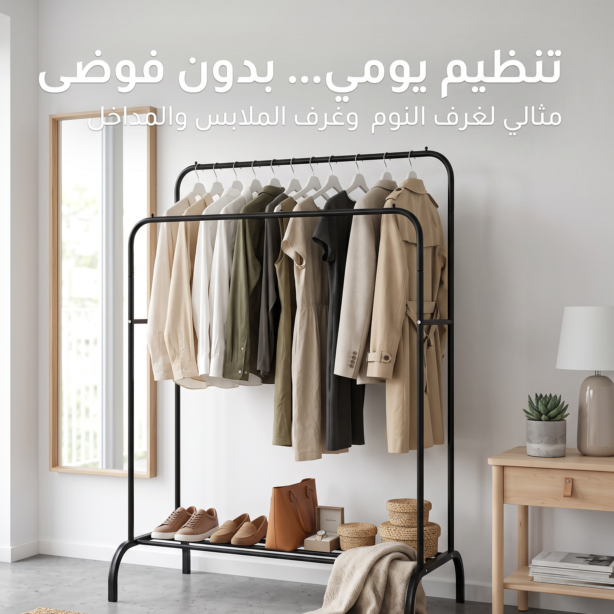 ستاند ملابس زوجي الحديث