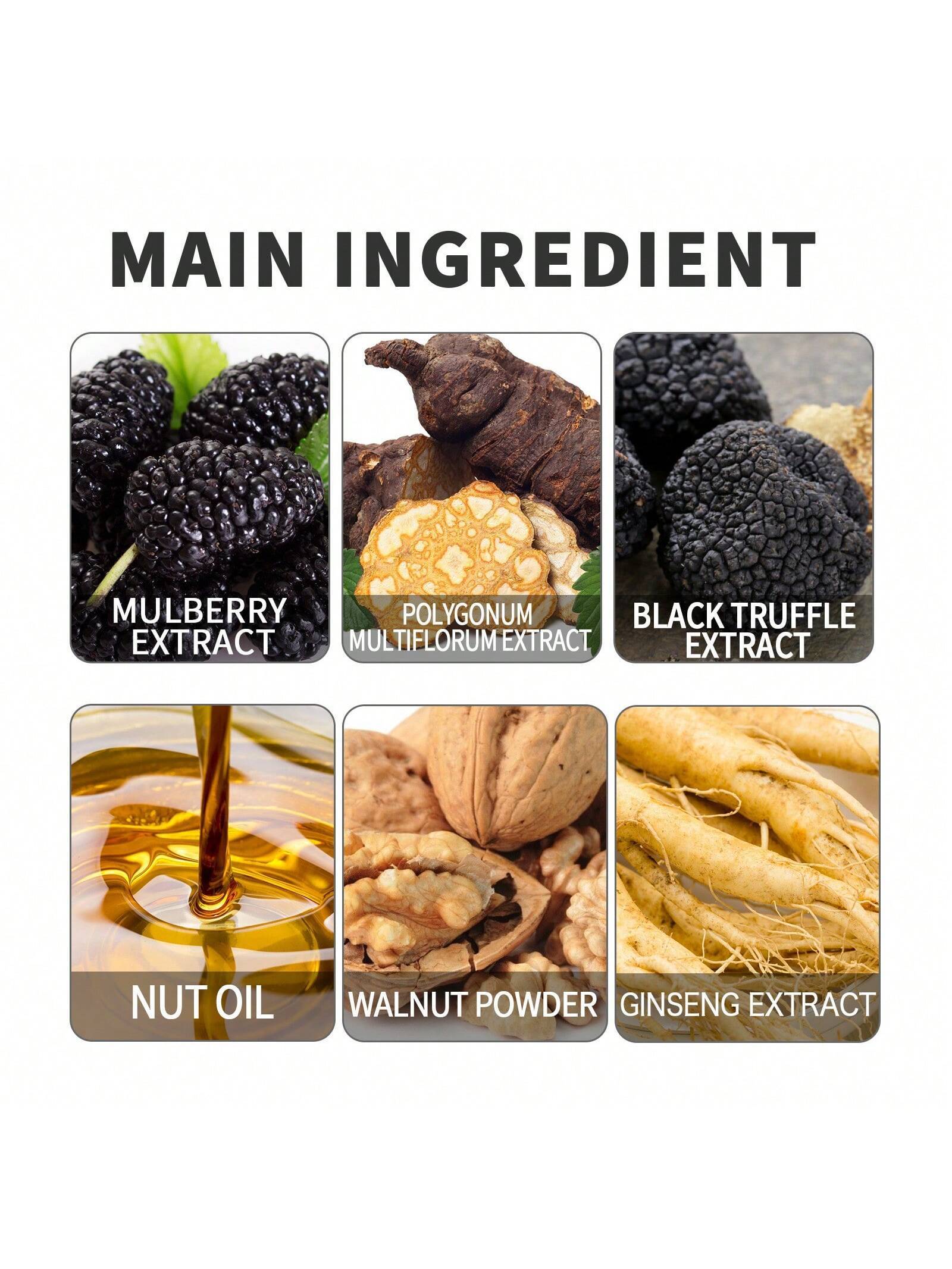 كريم صبغ الشعر بالفاكهة الطبيعية أسود