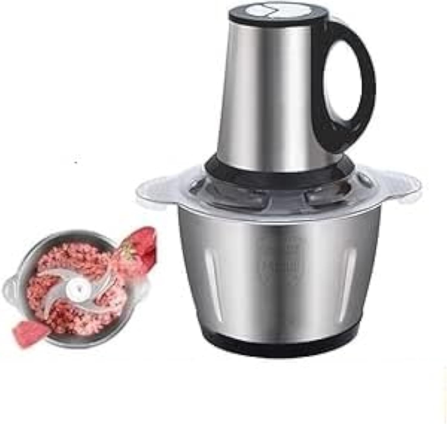 • عرض خلاط Silver Crest + مطحنة 4500 وات + مفرمة اللحوم الكهربائية ستانليس 5 لتر Silver Crest 1000 Watt - 3