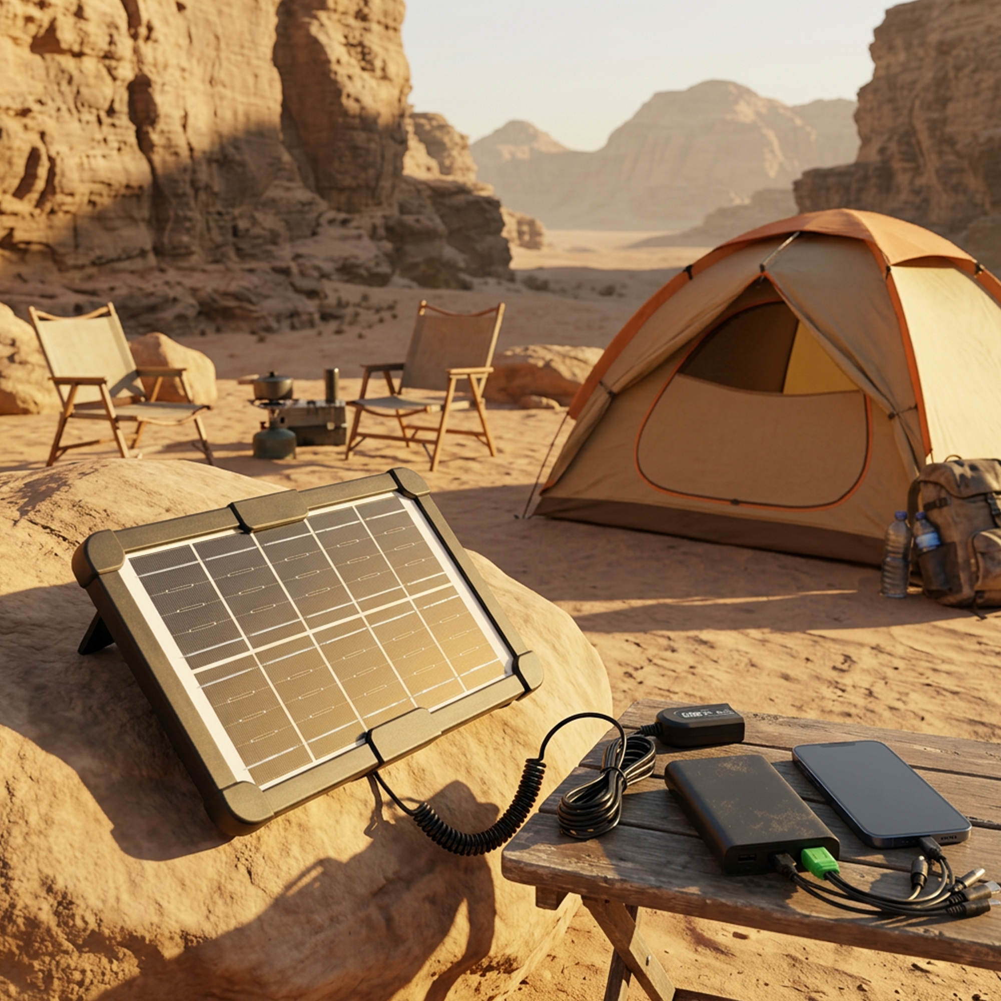 خلايا شمسية لشحن الجوال