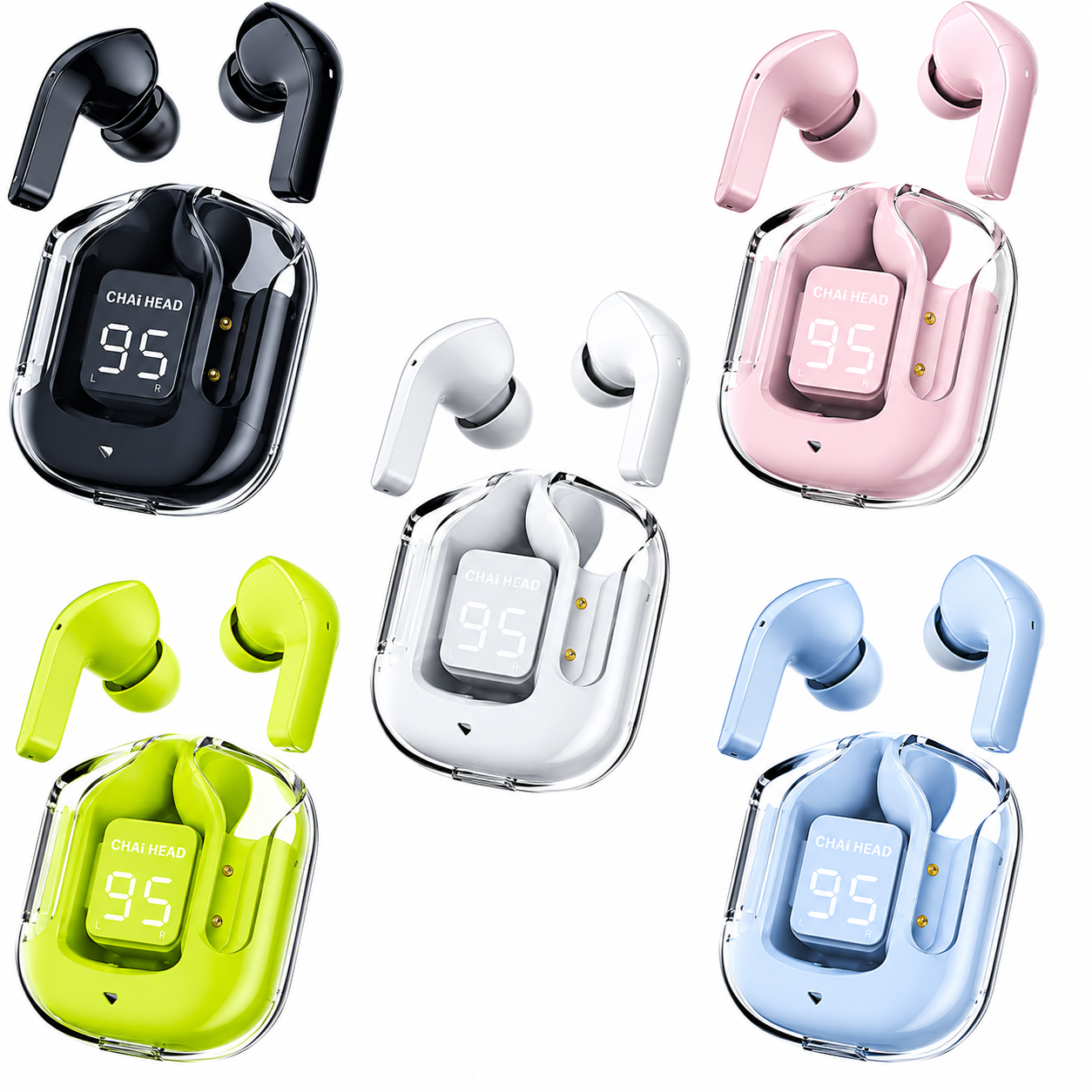 AIRPODS AIR 31 سماعات بلوتوث عازلة للضوضاء مع علبة شحن بشاشة ديجيتال