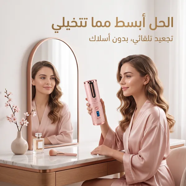 جهاز تمويج الشعر الاوتوماتيكي