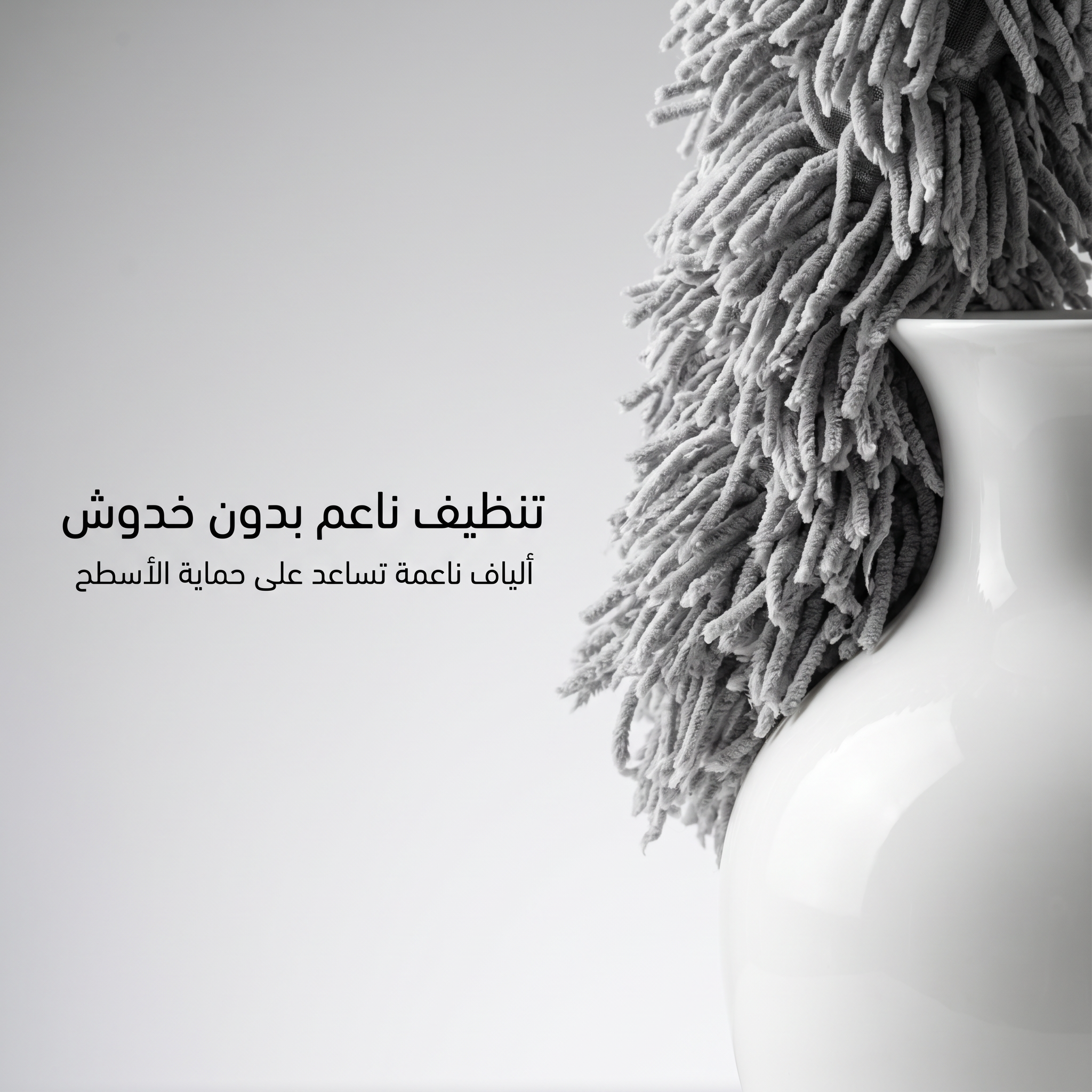 عصا تنظيف ريشية