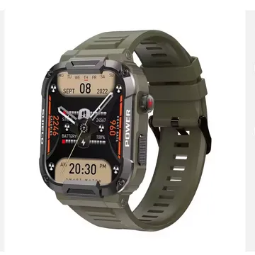  YiQunGO MK66 Multi sports Algorith AI voice BT Mud proof IP68 Waterproof High Low Temperature proof swimming Tac watch