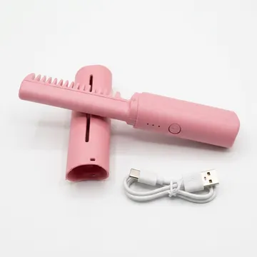عرض سريع مكواة شعر لاسلكية قابلة للشحن عبر منفذ USB، محمولة، متعددة الاستخدامات لتجعيد الشعر أفكار المحتوى: 
الإطلالة والأناقة رتّبي شعرك في دقيقتين وإطلالتك تبين مرتبة
السفر والتنقل خذيه معك في شنطتك وصففي شعرك في أي مكان
الوقت والسرعة ما تحتاجين صا