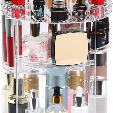  منظم ميك اب وإكسسوارات شفاف