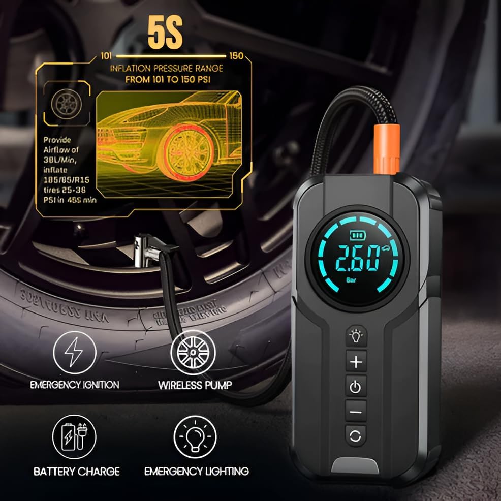 نفخ الإطارات بسرعة