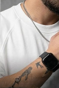 تيشيرت كاجوال أبيض خامة سمر ميلتون مريح (2XL)