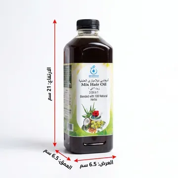 عرض 2 من الزيت الهندي المركب لشعر صحي وطويل - لتر