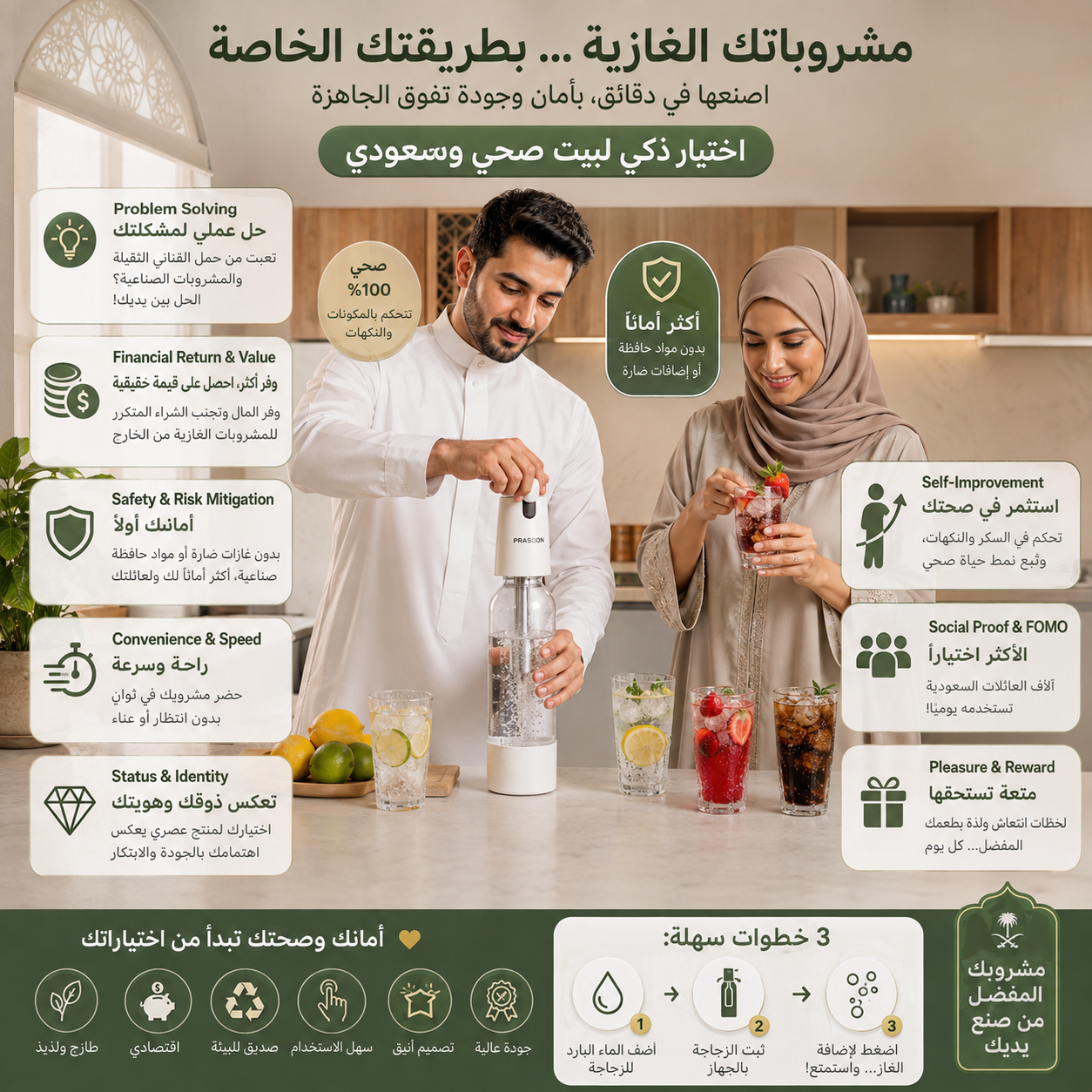 صانعة المشروبات الغازية 