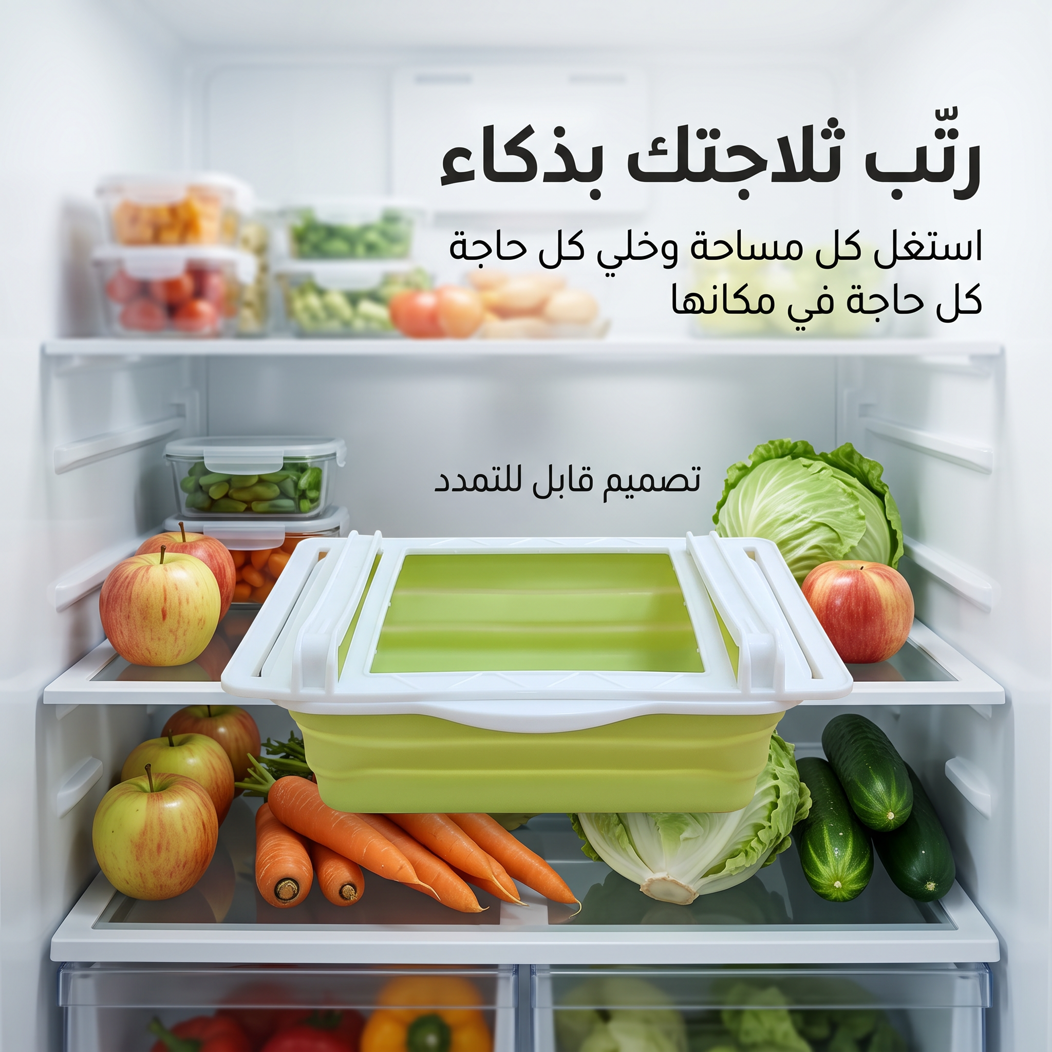 درج ثلاجة معلق بالكبس