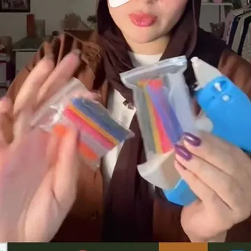 عرض 2 مسدس بديل دبابيس الملابس + 10000 دبوس
