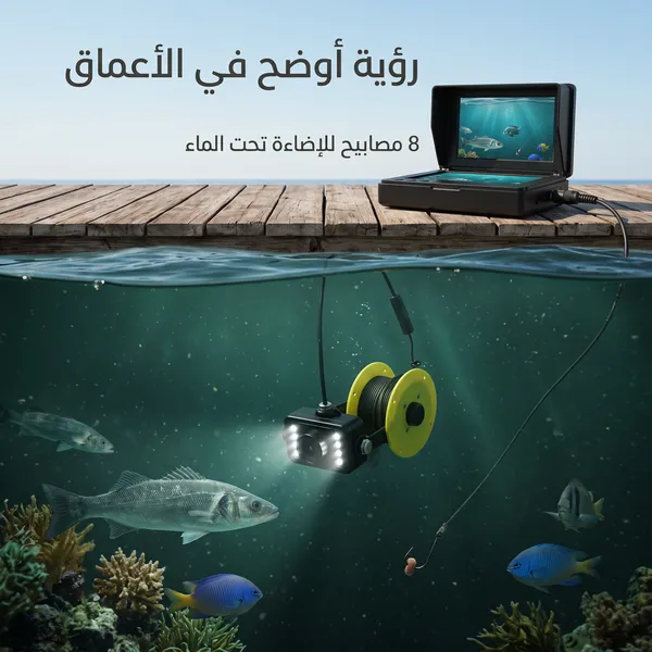 كاميرا بشاشة لتصوير تحت الماء