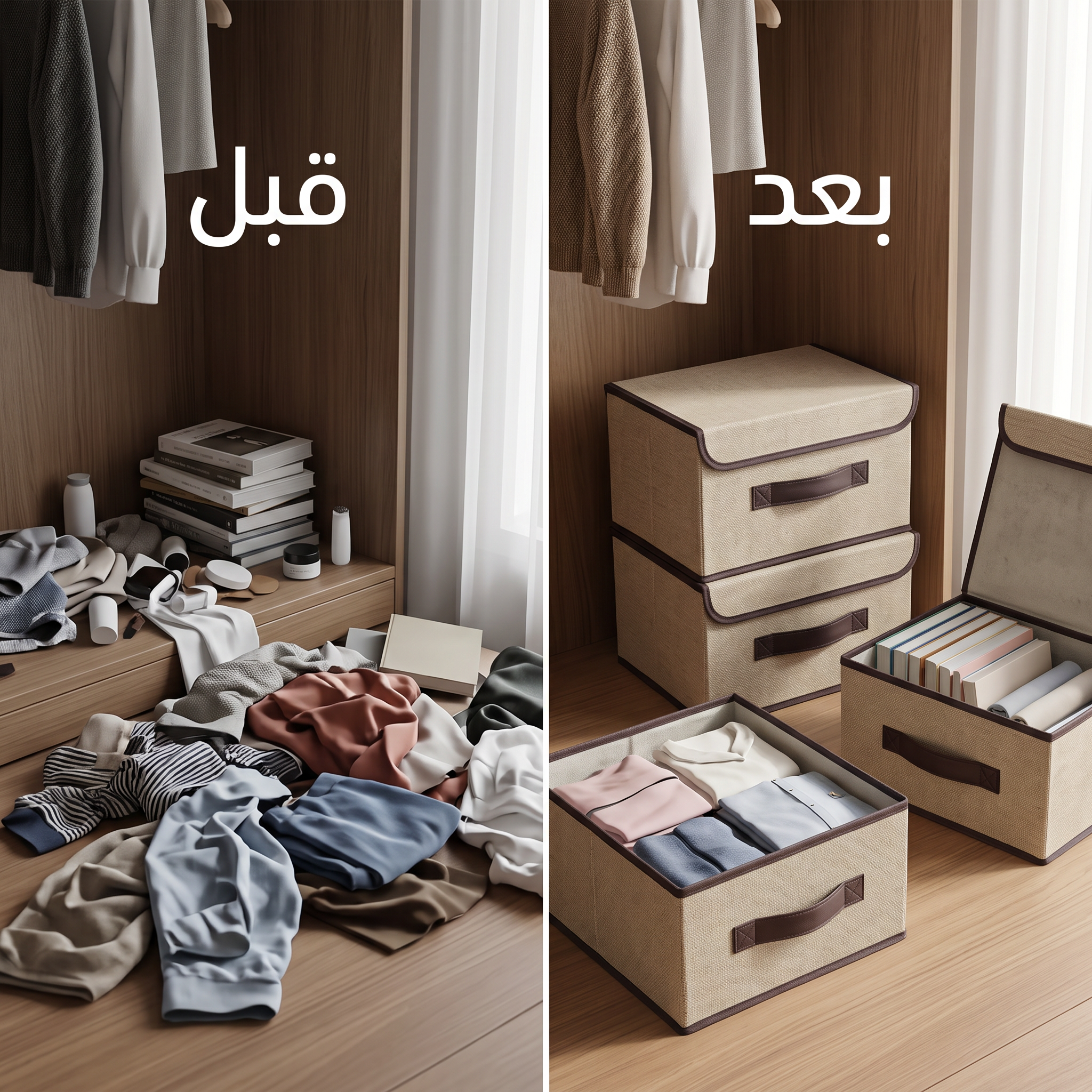 عرض قطعتين منظم تخزين الملابس والسفر – ترتيب أكثر ومساحة أكبر