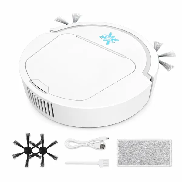 مكنسة روبوت Smart Home ضمان 6 أشهر + طقم شموع للديكور هدية
