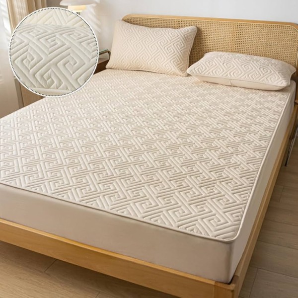 كفر مرتبه استيك بيج 180 سم - 4