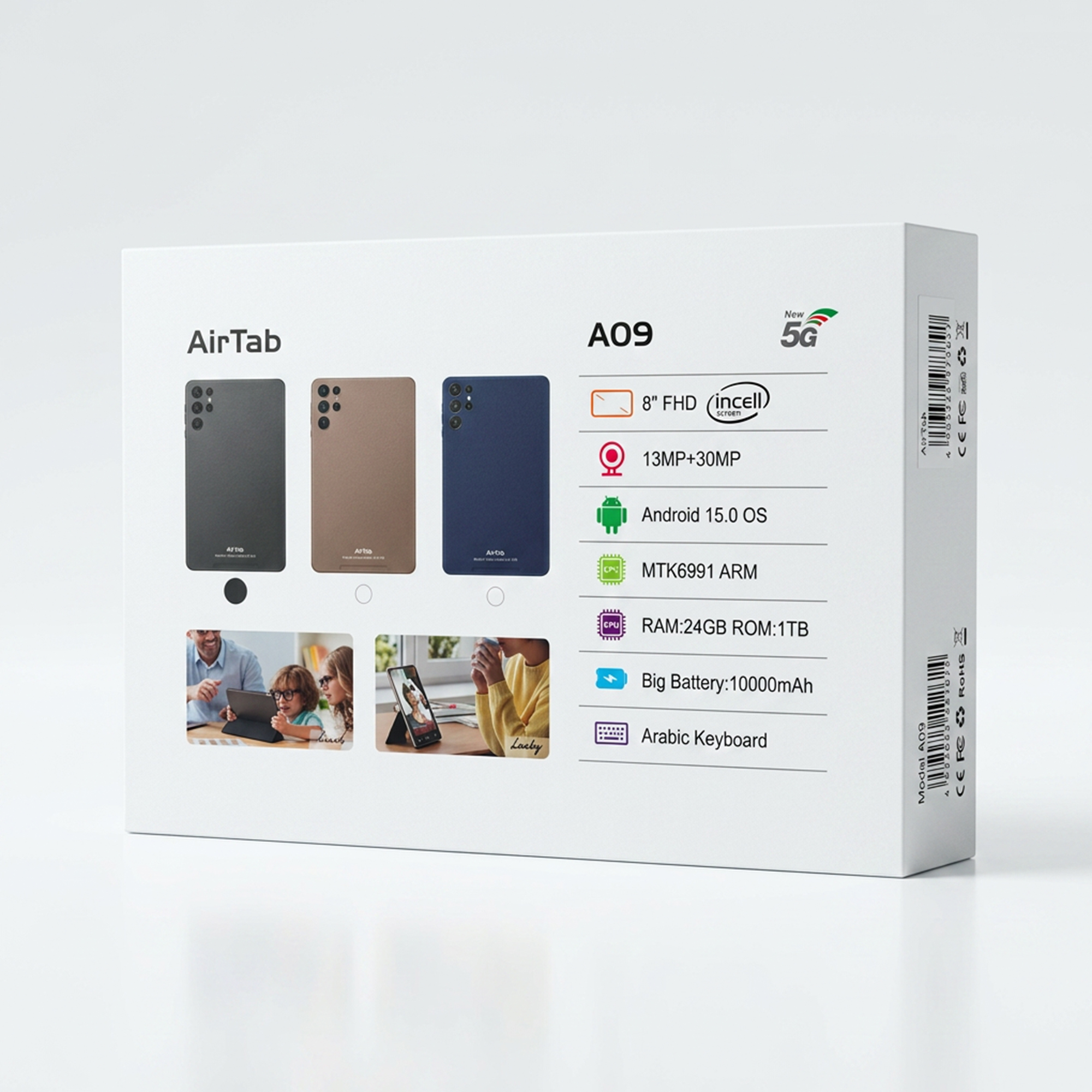 تابلت AirTab A09 - جهازك الذكي المتكامل - متجر كروفيا - kroviaa