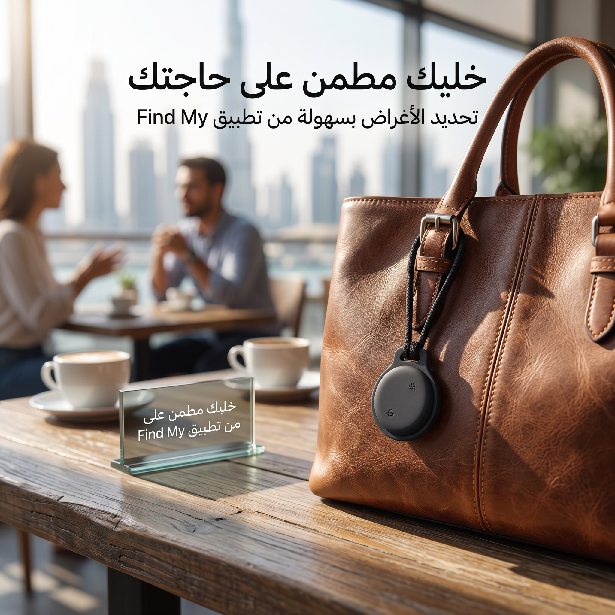 جهاز تتبع  متوافق مع Apple Find My بجرس 100dB