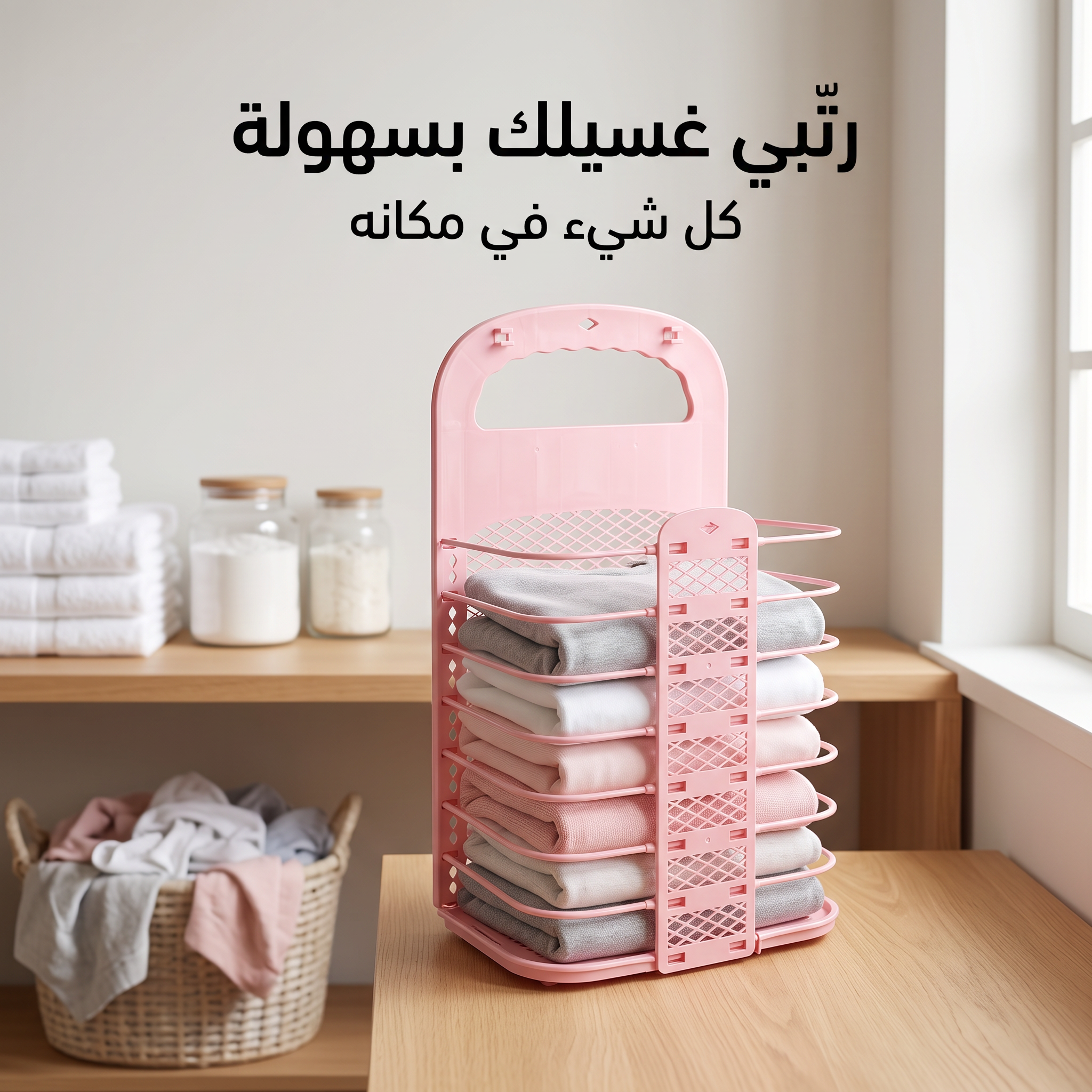 منظم الغسيل الجداري الذكي – متعدد الأدوار