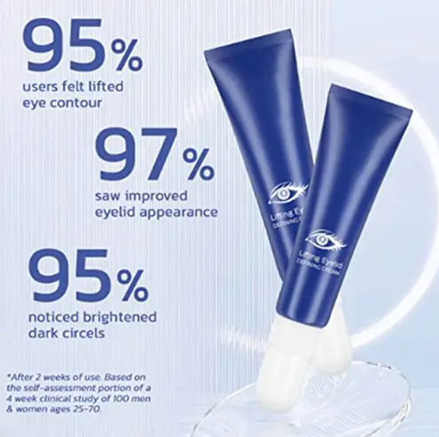 كريم التخلص من تجاعيد منطقة العين+ gua sha لعلاج الانتفاخ وشد الوجه