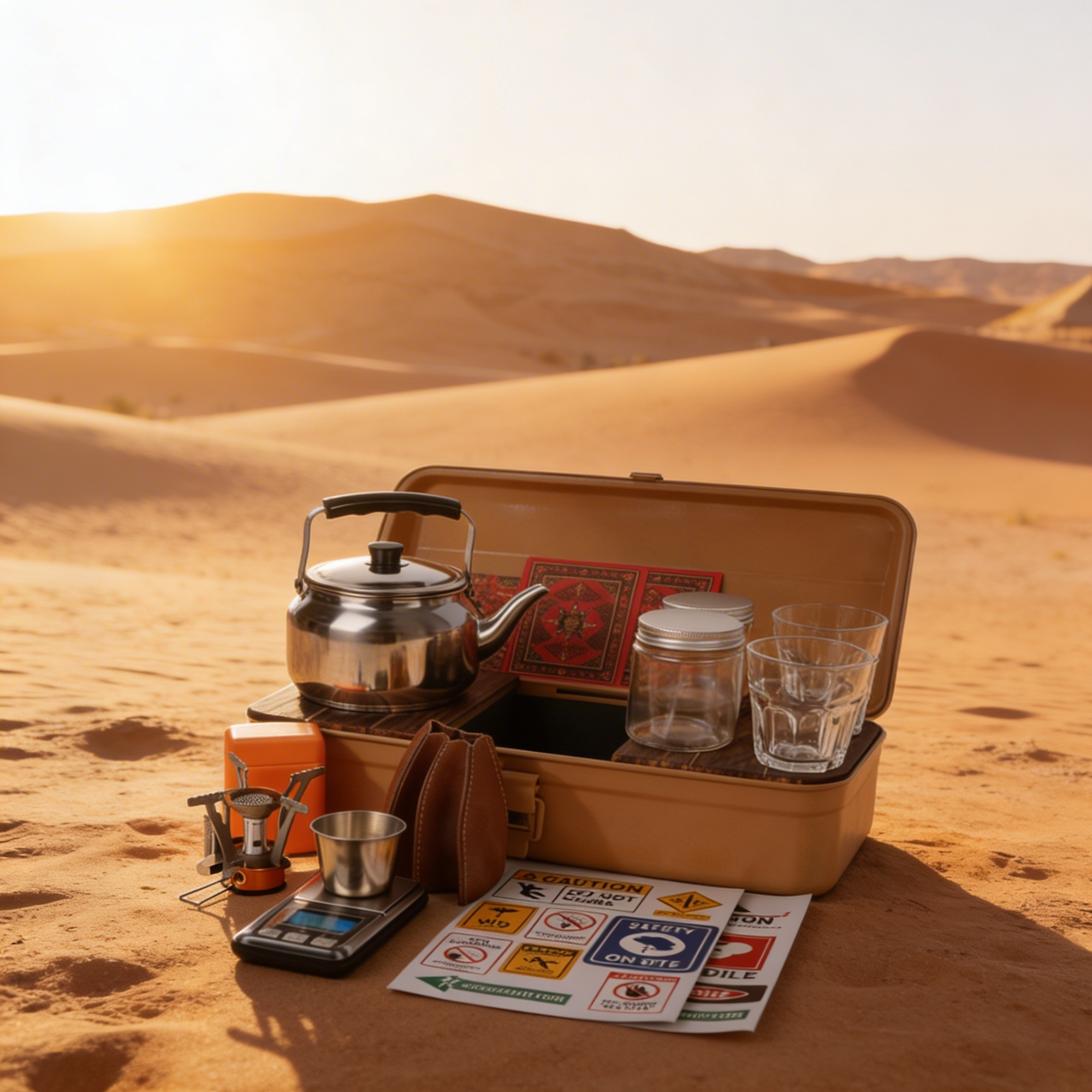 صندوق طقم عزبة الشاى بضمان عامين