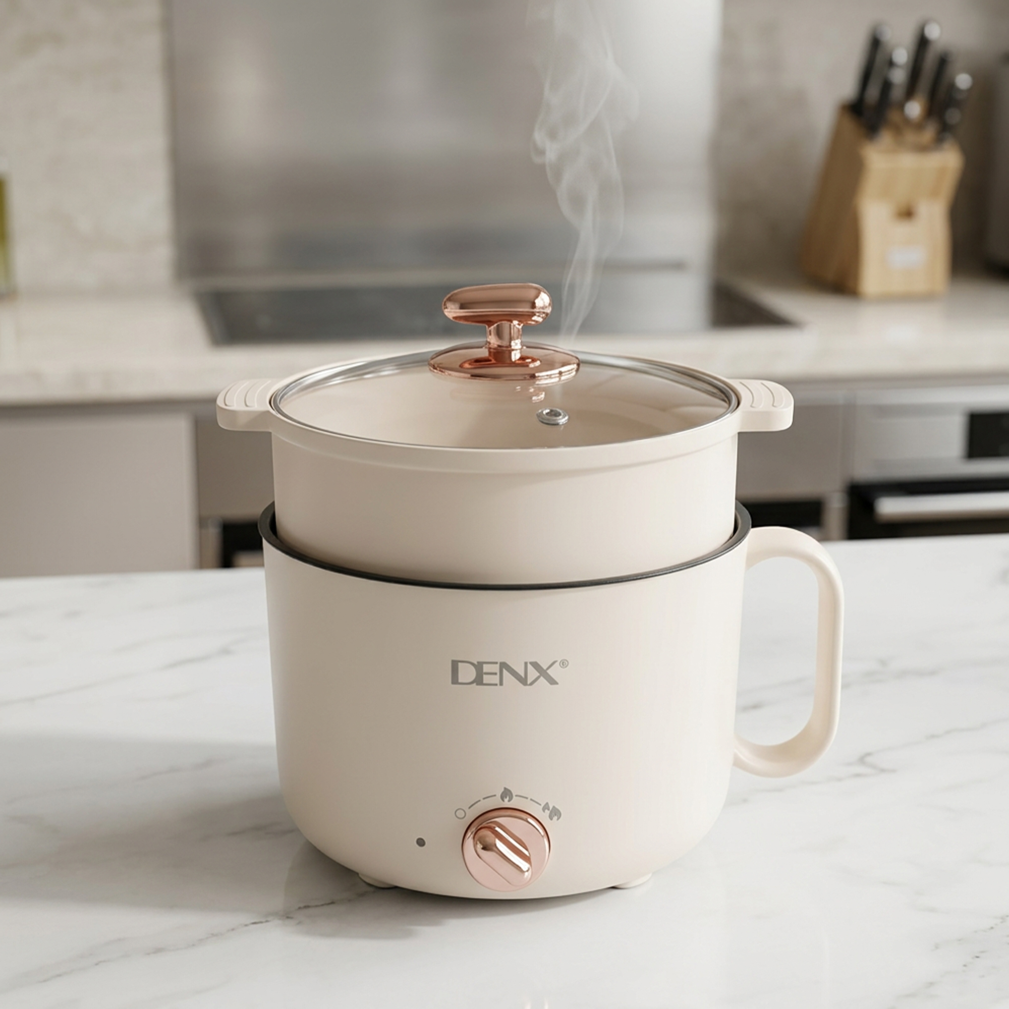 قدرة كهربائية متعددة الوظائف — طبخ، قلي، وبخار في واحدة