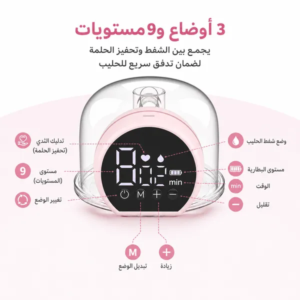 جهاز شفط الحليب