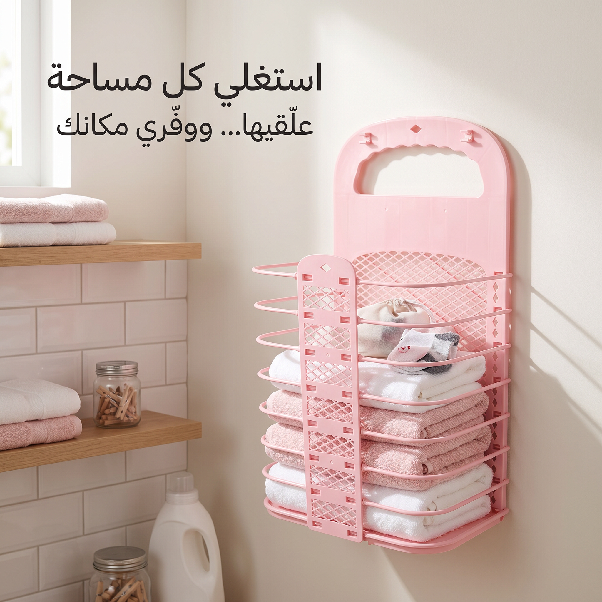 منظم الغسيل الجداري الذكي – متعدد الأدوار