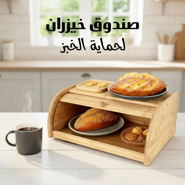 صندوق خيزران لحماية الخبز