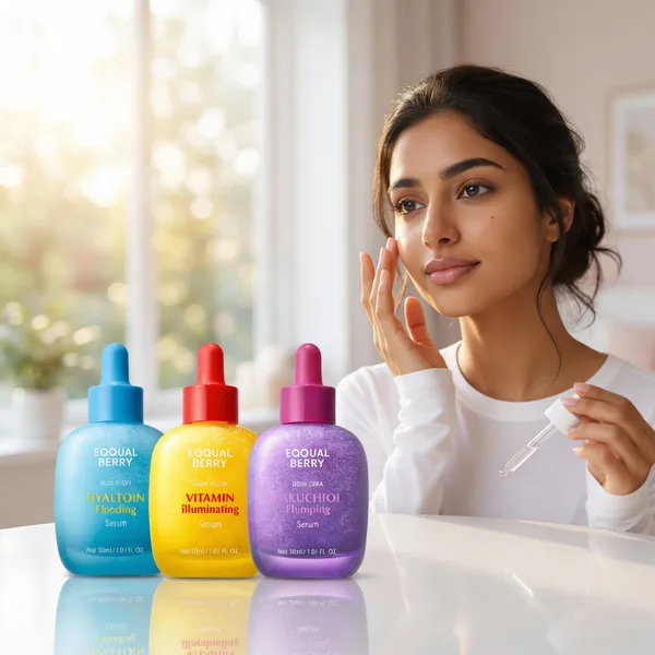 مجموعة EQQUAL BERRY المتكاملة (إيكوالبيري الموف – سيروم بديل الريتينول 30 مل - إيكوالبيري الأزرق - سيروم هيالتوين المغذي, 30 مل - ايكوال البيري الأصفر - لمحاربة الشيخوخة و تفتيح البشرة مع فيتامين C)