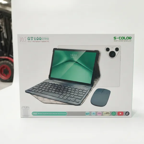 تابلت GT100 (ضمان عام ) بكيبورد و ماوس بلوتوث + مجموعة هدايا