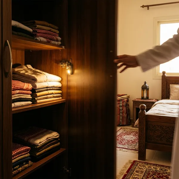 مصباح المفصل الداخلي للخزانة 4 حبات