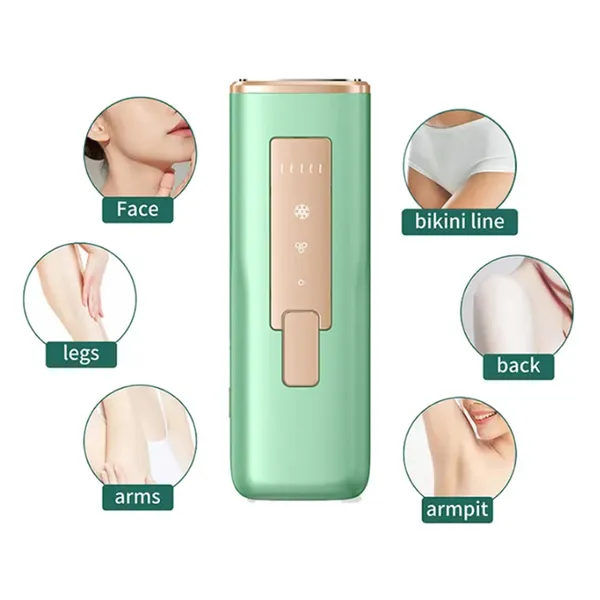 جهاز إزالة الشعر بالليزر الحديث مع عدد بلصات لا نهائي - ضمان سنة