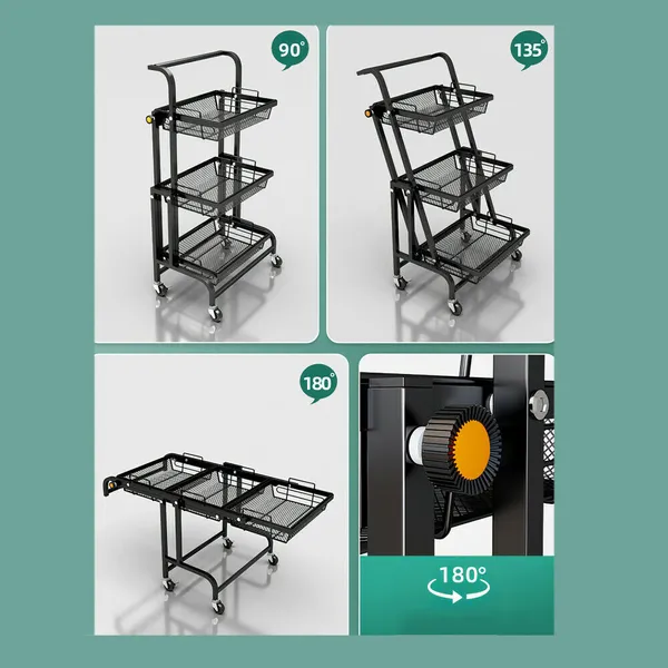 • استاند 3 طوابق متعدد الاستخدام