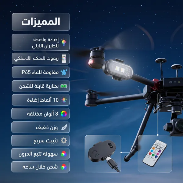 4 مصابيح LED لاسلكية وامضة مع جهاز تحكم عن بعد 10 ألوان لاسلكية قابلة لإعادة الشحن للسيارة بضمان عام