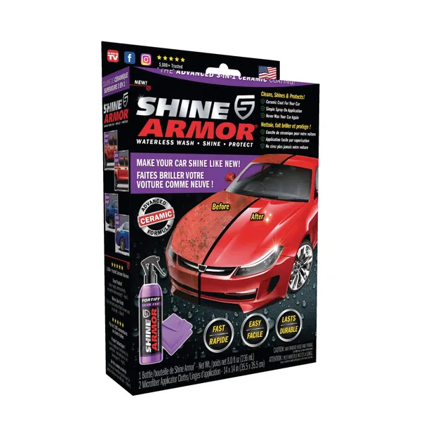 مزيل الكلح والخدوش وملمع للسيارة shine armor