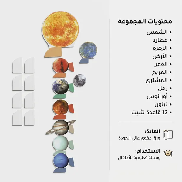 ستيكرات المجموعة الشمسية