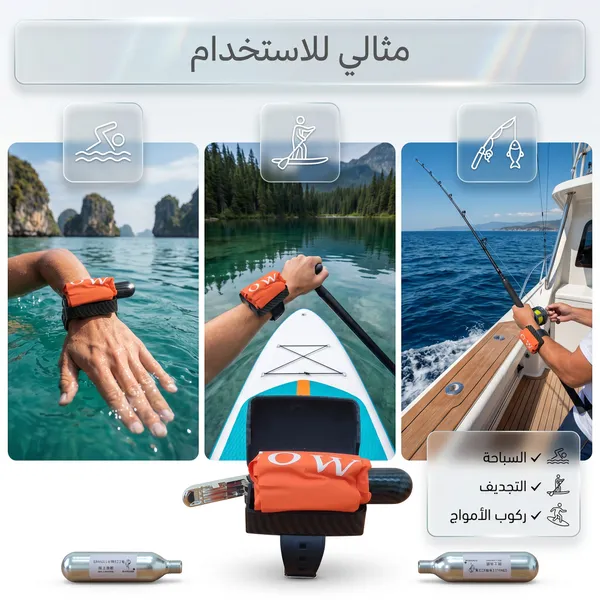 سوار نجاة محمول للوقاية من الغرق